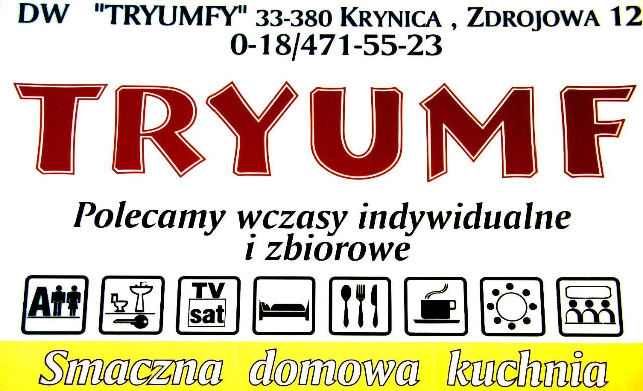 Domy Wczasowe Tryumfy Panzió Krynica-Zdrój Kültér fotó